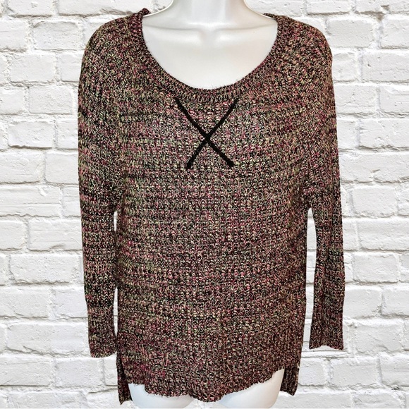 Allen B. Mixed Color Sweater - Picture 1 of 4